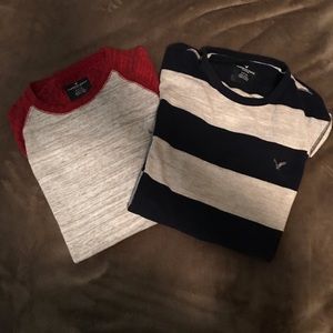 Two American Eagle shirts